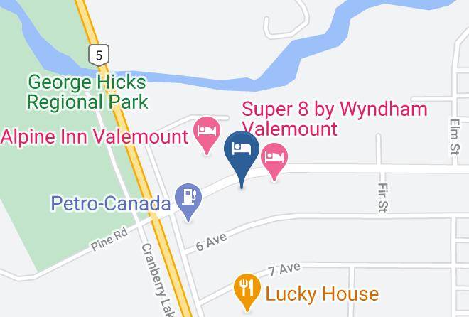 Fraser Fort George - Yellowhead Motel Ltd Maps