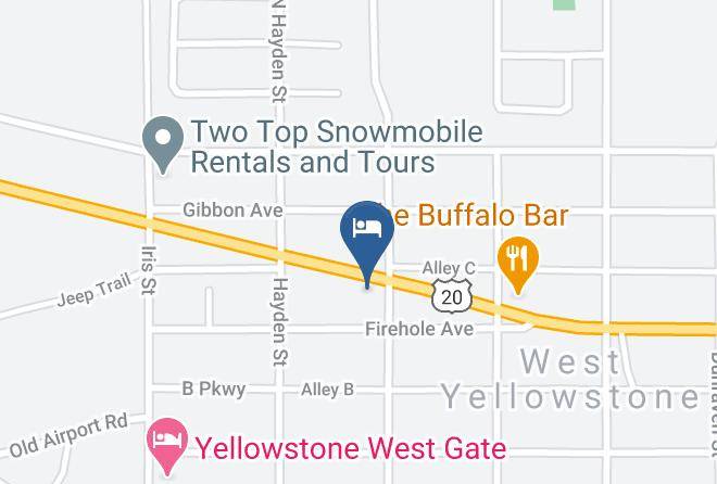 Gallatin - Yellowstone Cabins Maps