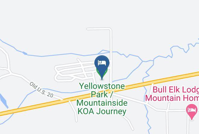 Gallatin - Yellowstone Park Mountainside Koa Journey Maps
