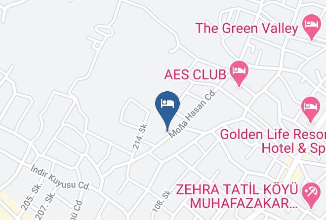 Fethiye - Yengec Hotel Restaurant Maps