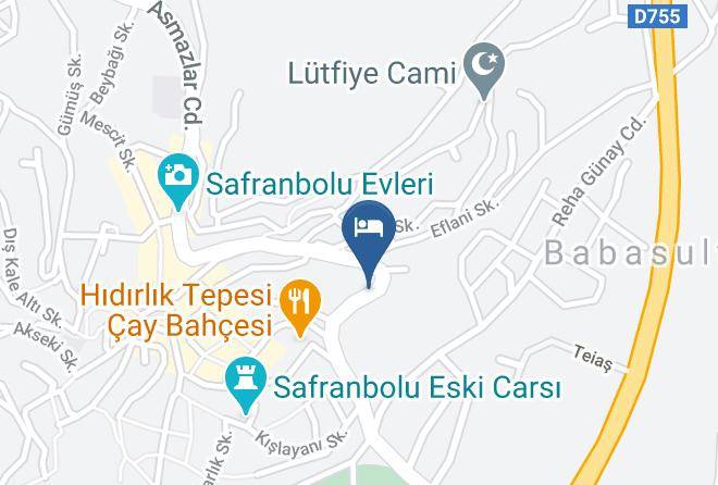 Safranbolu - Yeni Konak Hotel Garden Maps
