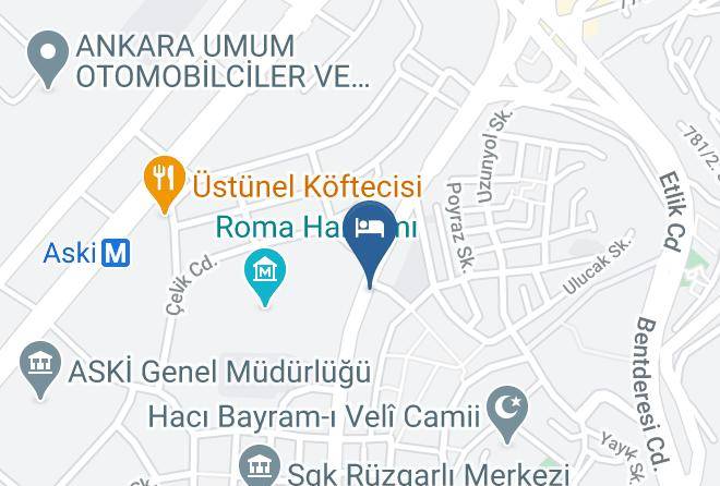 Altindag - Yeni Riva Hotel Maps