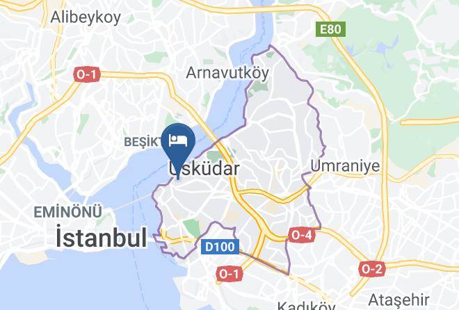 Uskudar - Yeni Saray Otel Maps