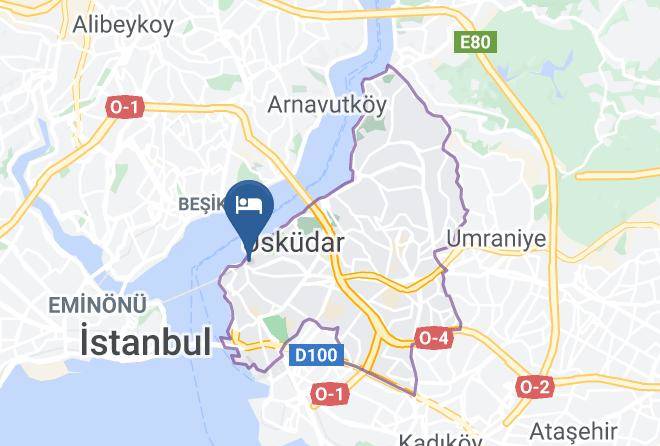 Uskudar - Yeni Saray Oteli Maps