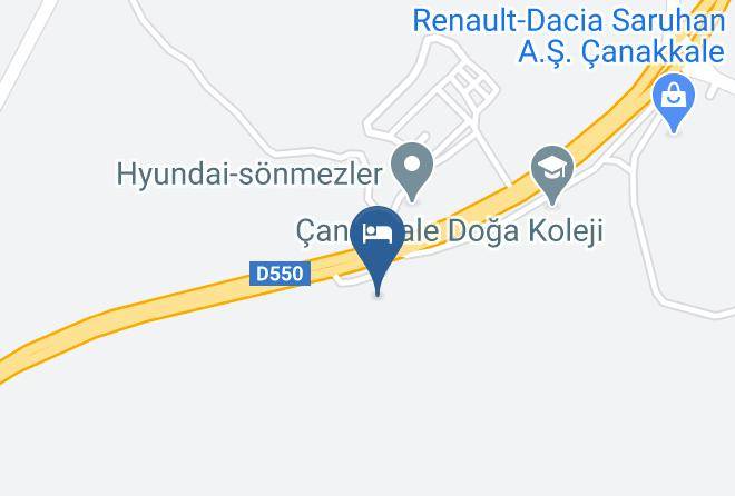 Canakkale - Yeni Truva Hotel Maps