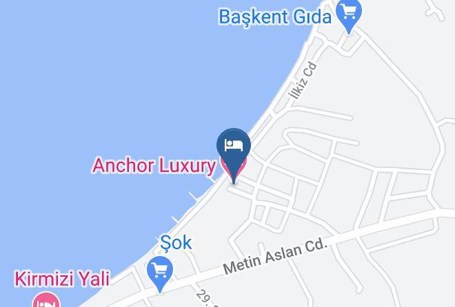 Cinarcik - Anchor Luxury Hotel Maps