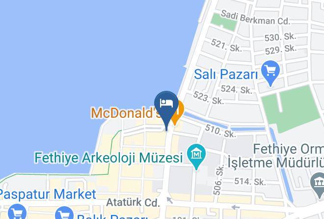 Fethiye - Yeniceri City Hotel Maps