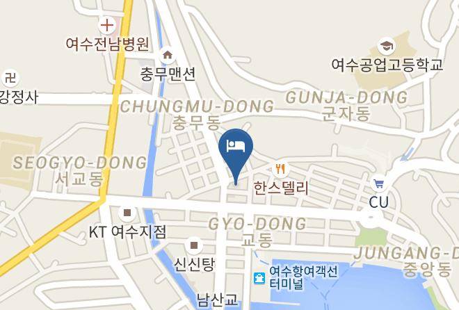Yeosusi - Yeosu Ing Hotel Maps