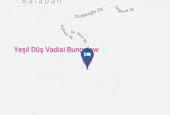 Kocaeli - Yesil Dus Vadisi Bungalow Maps