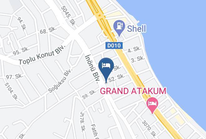 Atakum - Yesil Suit Rezidans Otel Maps