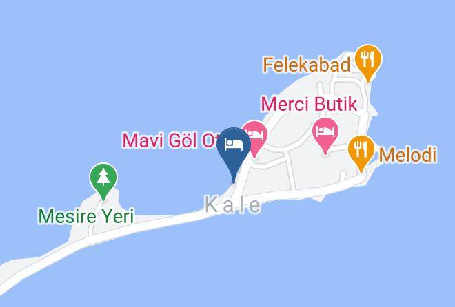 Egirdir - Yesilada Big Fish Restaurant & Pansiyon Maps