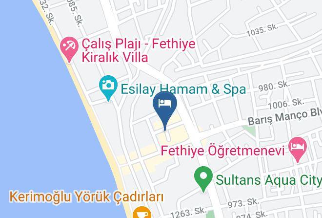 Fethiye - Yesilbahce Hotel Maps