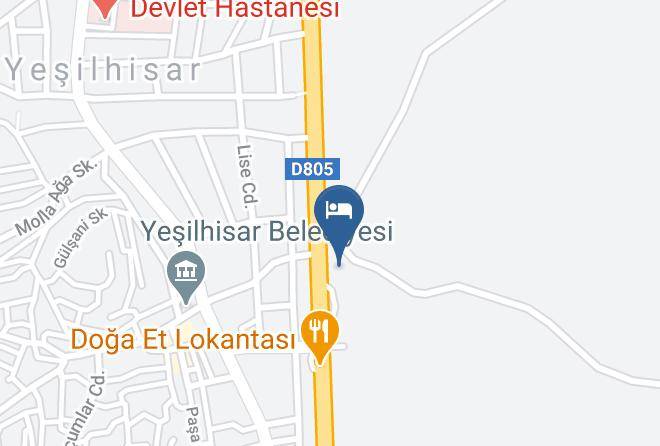 Yesilhisar - Yesilhisar Hotel Maps