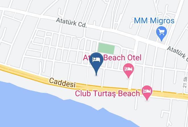 Konakli - Yetkin Club Hotel Maps