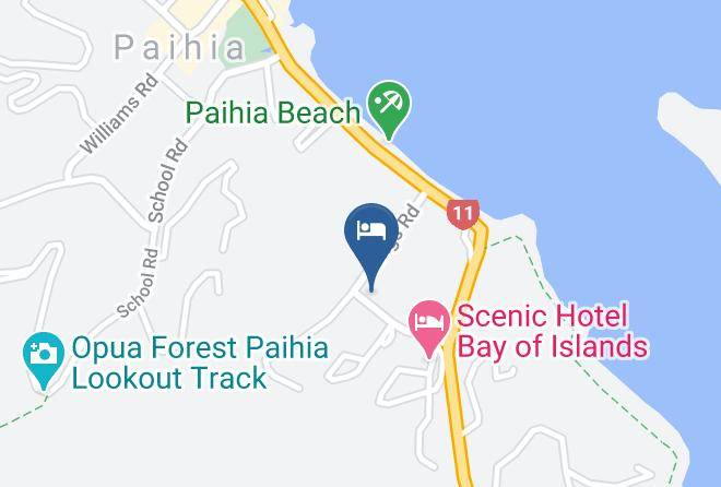 Far North - Yha Bay Of Islands Paihia Maps