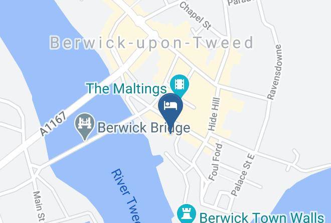 Northumberland - Yha Berwick Maps