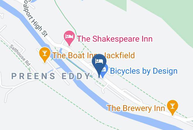 Telford And Wrekin - Yha Ironbridge Coalport Maps