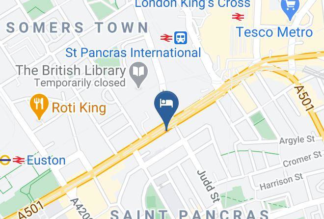 London - Yha London St Pancras Hostel Maps