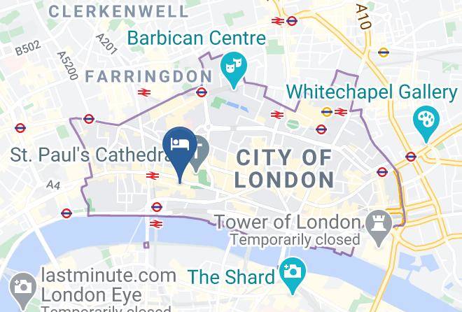 London - Yha London St Pauls Hostel Maps