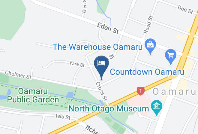 Waitaki Otago - Yha Oamaru Red Kettle Maps