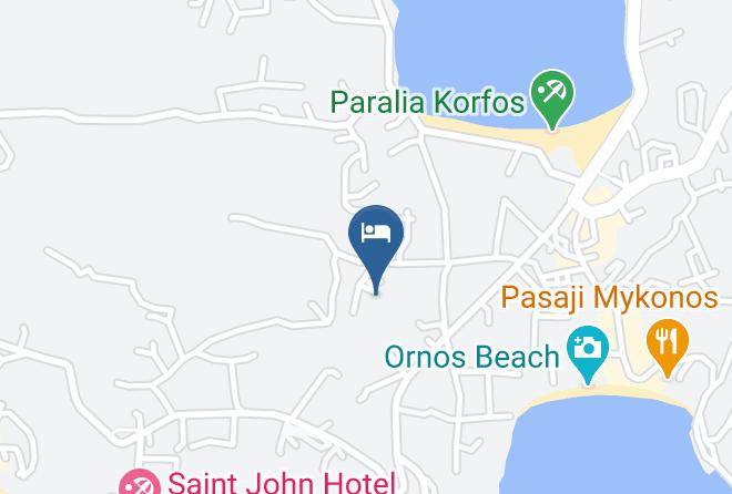 Mykonos - Yiannaki Hotel Maps