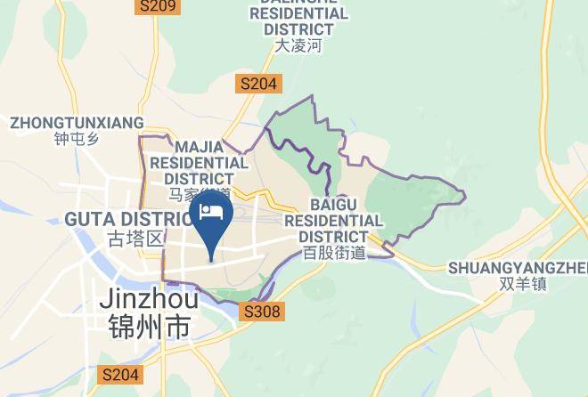 Jinzhou - Yibai Boutique Hotel Maps