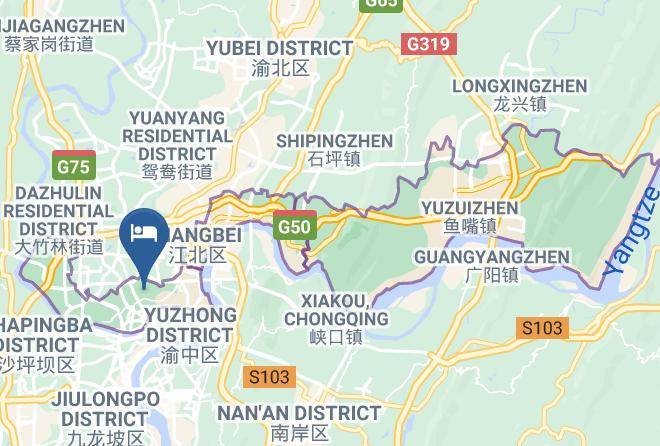 Jiangbei District - Yichen Art Hotel Maps