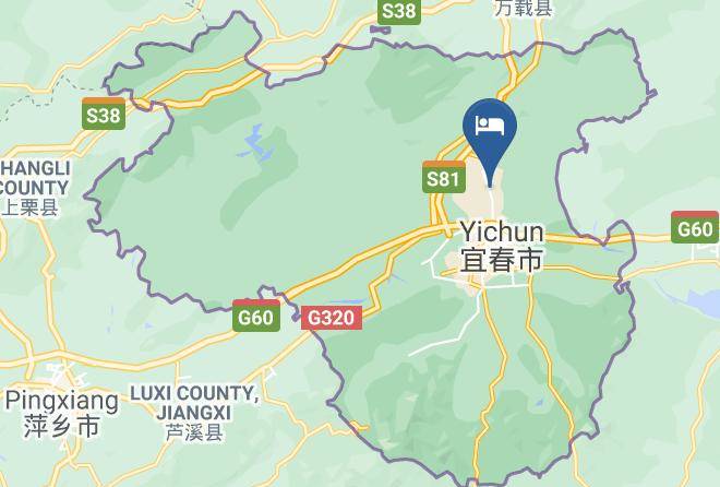 Yichun Champagne International Boutique Hotel Map