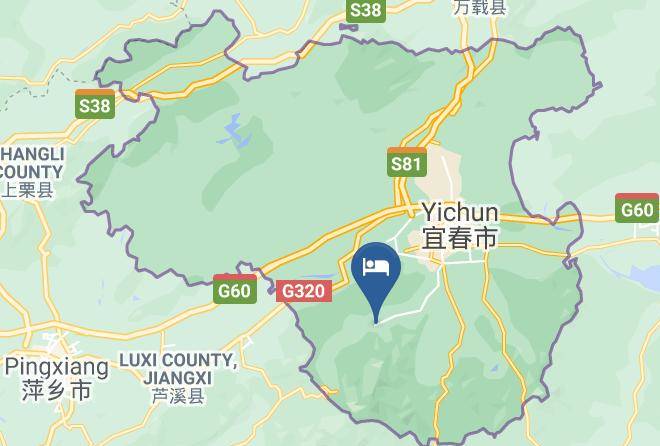 Yichun Four Seasons Moon Spring Resort Map