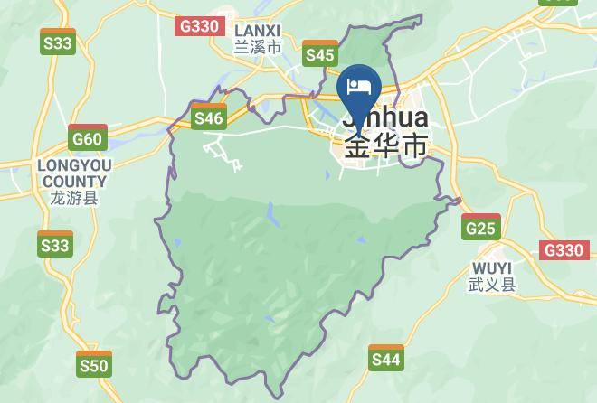 Jinhua - Yidianyuan Boutique Hotel Maps