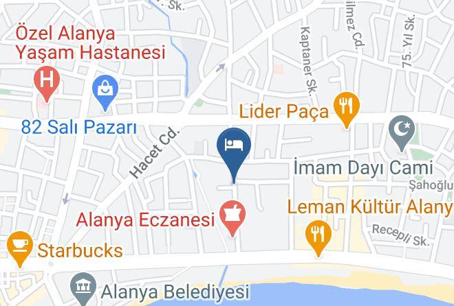 Alanya - Yigit Otel Maps