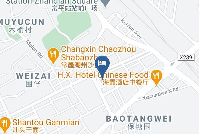 Dongguan - Yihao International Hotel Maps