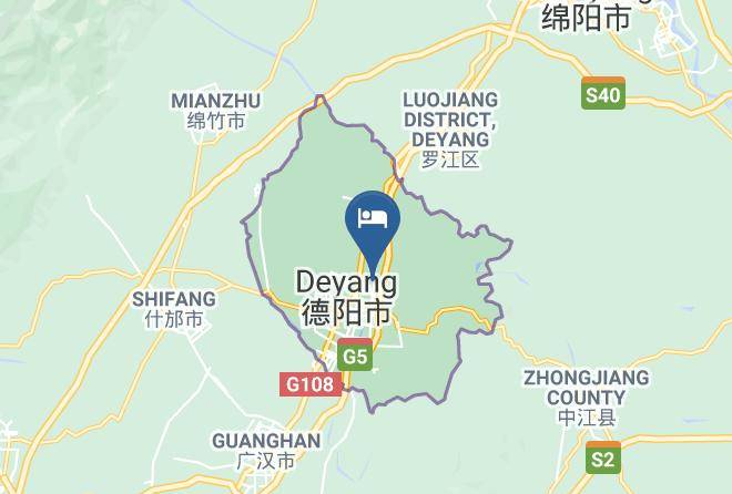 Deyang - Yijia Landscape Hotel Maps
