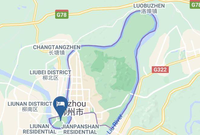 Liuzhou - Yijing Business Hotel Liuzhou Maps