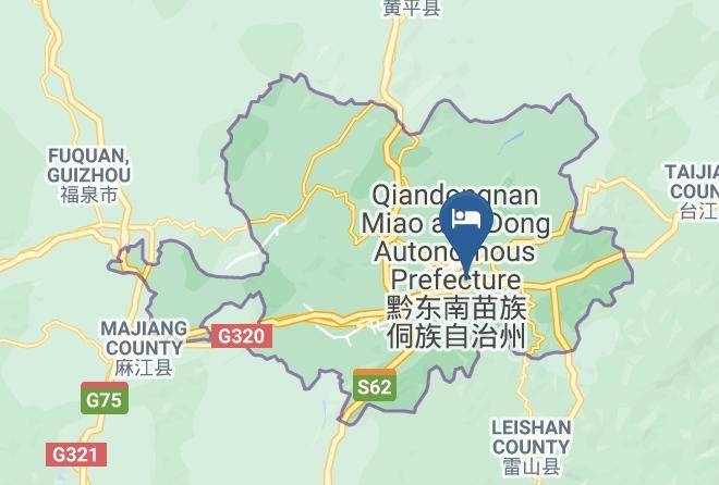 Qiandongnan Aut Prefecture - Yijing Hotel Maps