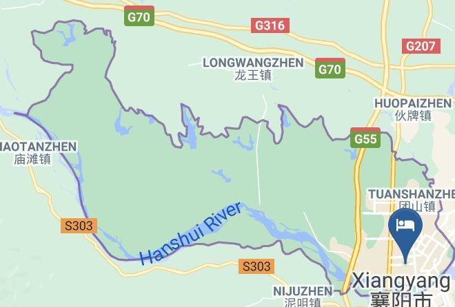 Xiangyang - Yiju Holiday Hotel Maps
