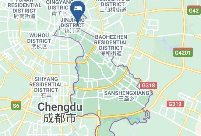 Chengdu - Yikai Chain Tianshunyuan Hotel Chengdu Maps