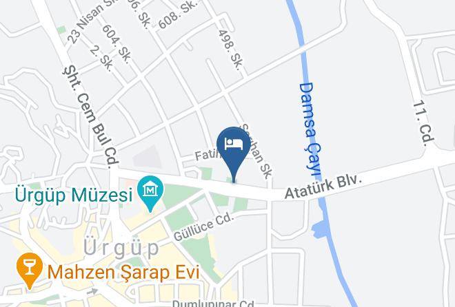 Urgup - Yildiz Hotel Maps