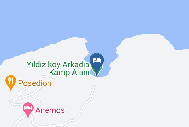 Gokceada - Yildiz Koy Arkadia Kamp Alani Maps
