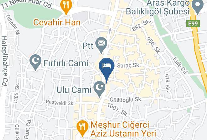 Eyyubiye - Yildiz Sarayi Konuk Evi Maps