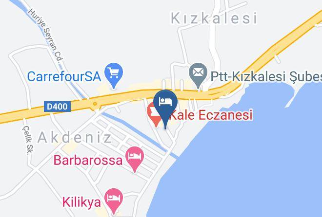 Erdemli - Yildiz Pansiyon Maps