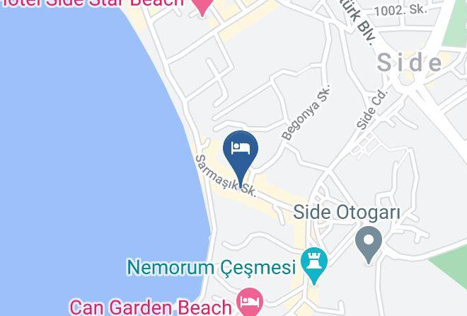 Manavgat - Yildiz Pansiyon Maps