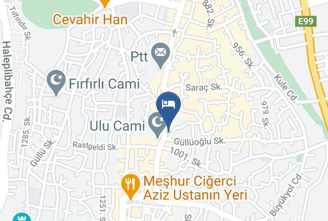Eyyubiye - Yildiz Saray Oteli Maps