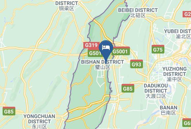 Bishan District - Yilin Hotel Chongqing Maps