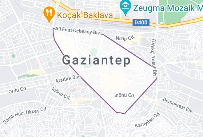 Sahinbey - Yilmazel Hotel Otel Maps