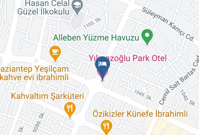 Sehitkamil - Yilmazoglu Park Otel Maps