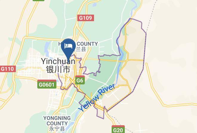 Yinchuan Jinbaoli Hotel Map