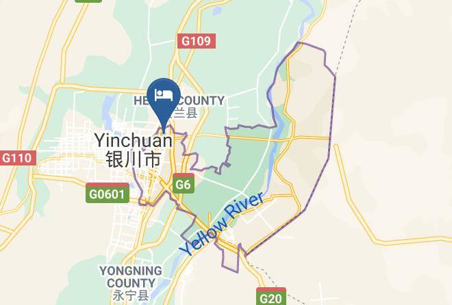 Yinchuan - Yinchuan Jiuyi International Hotel Maps
