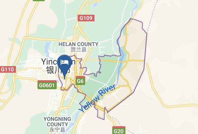 Yinchuan - Yinchuan Zhongxiang Hotel Maps