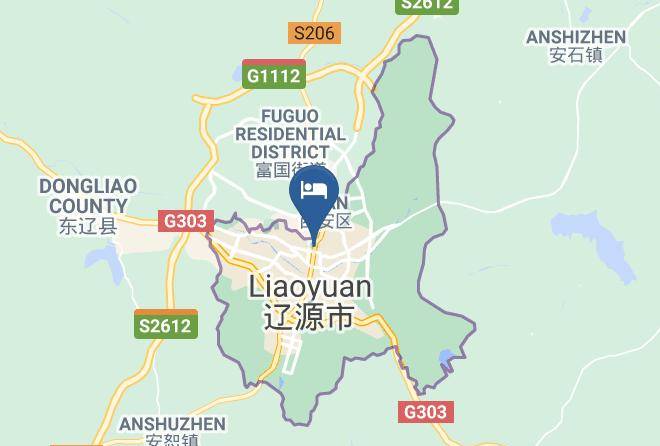 Liaoyuan - Yinda Hotel Maps